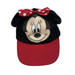 Disney MINNIE MOUSE Orejas Rojo Lunares Arco Niño Pequeño Gorra de béisbol Sombrero Ajustable - Imagen 1 de 9