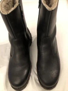 Skywalk Winterstiefel Gr.45,Herrn,Schwarz,Echtleder,Innenfutter, Kaum getragen - Bild 1 von 9