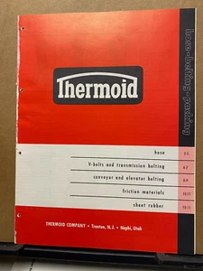 Thermoid Co Catalog ~ Asbestos Thermoglas Belting~ Hoses Friction Materials 1959 - Bild 1 von 4