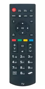 New FOR Panasonic Remote Control for TX24E302B / TX-24E302B LED HD Freeview TV - Picture 1 of 1