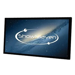 100in Fixed Frame Projector Screen, Diagonal 16:9, Active 3D 4K 16:9, 100" - Picture 1 of 7