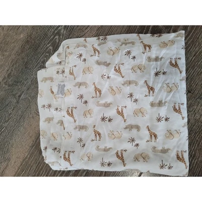 Молочница бамбука пеленать одеяло сафари животных печати 36 «x 40» #k4/h2 - Изображение 1 из 4