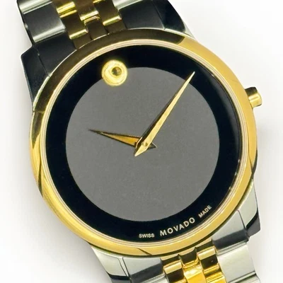MOVADO Museum 0606899 Gold/Silver 40mm Unisex Wrist Watch - Image 1 of 4