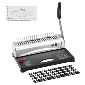 Machine à relier peigne, 21 trous, 100 pièces, épines de liaison - Afbeelding 1 van 12