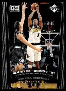 1998-99 Upper Deck Donyell Marshall Golden State Warriors #50 - Picture 1 of 2