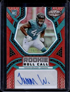 2022 Certified Travon Walker Rookie Roll Call Signatures RC Mirror Red Auto #/99 - Picture 1 of 2