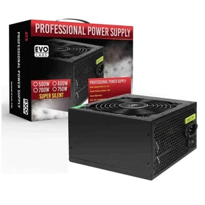 Zasilacz Evo Labs BR500-12BL 500W 20+4 pin ATX ATX czarny - Zdjęcie 1 z 5