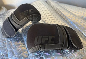 UFC Hybrid Pair Boxing/MMA Gloves 6.6 oz (Black/Grey) SZ LARGE/XL Zuffa Sparring - Picture 1 of 10