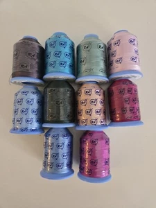 10 NEW Spools ROBINSON ANTON Machine Embroidery Thread lot - 1100 yds - Picture 1 of 2