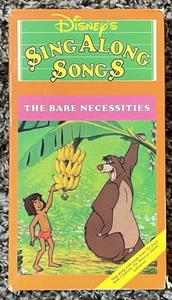 Vintage 1987 Disney's Sing Along Songs Vol. 4-Bare Necessities VHS - Picture 1 of 3