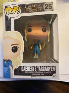 Daenerys Targaryen #25 Funko - RARE FUNKO with whip in hand and blue dress ,new - Picture 1 of 16