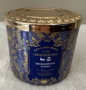 Bath & Body Works Candle Large 3-Wick Bridgerton STUDY-New - Picture 1 of 4