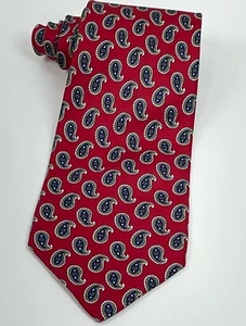 Robert Talbott Gaede's rote Paisley-Krawatte 100 % Seide Krawatte L57" W4" - Bild 1 von 9
