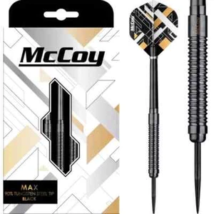 Tungsten Darts Set 22g 24g 26g grams 90% McCoy Max Black - Picture 1 of 5