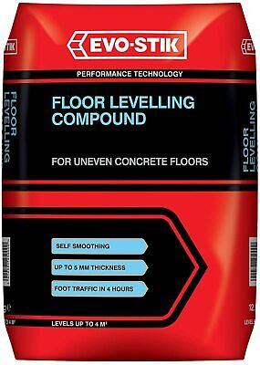 EVOSTIK 25kg Fast Dry Reinforced Floor Levelling Compound Self Renovation Screed • 19.75£