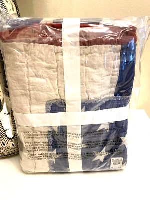 Parche Pottery Barn Bandera Americana KING ALMOHADA SHAM Fuerza Aérea Marina País EE. UU. Foto 1 de 4