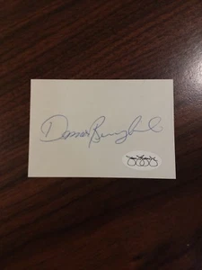 Damon Berryhill Cut Karteikarte Autogramm JSA signed auto - Bild 1 von 2