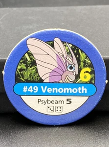 Pokemon Meister Trainer Brettspiel Ersatzstück Venomoth #49 Chip - Bild 1 von 2