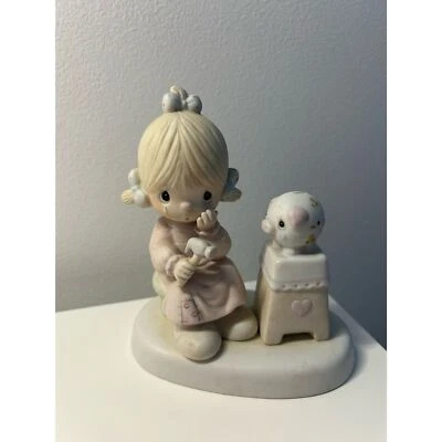 Figura Precious Moments "El amor no puede romper una verdadera amistad" 1980 de colección Foto 1 de 4