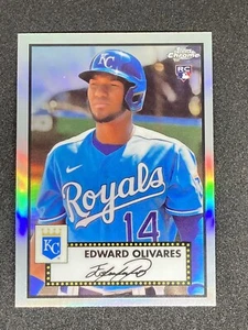 Topps Chrome Platinum Anniversary 2021 Edward Olivares Refractor Baseballkarte - Bild 1 von 1