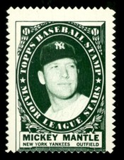 1961 Topps Stamps Mickey Mantle - NM