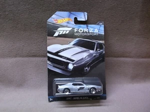 HOT WHEELS 2017 #6 SILVER 71 AMC JAVELIN AMX FORZA MOTORSPORT RACER FAST FURIOUS - Picture 1 of 3
