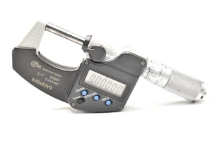 Mitutoyo Friction Thimble Digital Outside Micrometer 0-1" Range .0005" IP65 - Picture 1 of 10