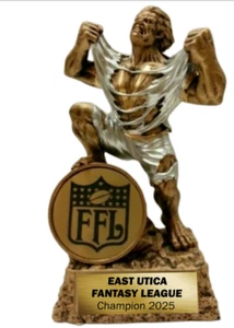 FANTASY FOOTBALL MONSTER FFL CHAMPION TROPHY AWARD KOSTENLOSE GRAVUR SCHNELLER VERSAND - Bild 1 von 2