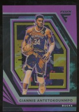 2022-23 Panini Flux Giannis Antetokounmpo Purple Prizm 13/25