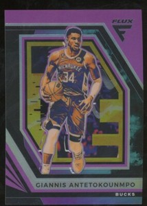 2022-23 Panini Flux Giannis Antetokounmpo Purple Prizm 13/25