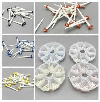 200 pasadores dentales de fibra de vidrio para poste de conducto radicular tornillo recto 1,0-1,8 mm Foto 1 de 4