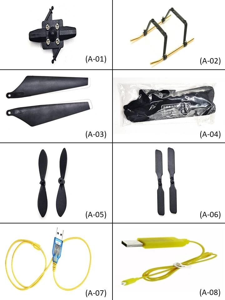 Gama completa de repuestos para helicóptero para SH 6020 / 6020-1 - Imagen 1 de 1