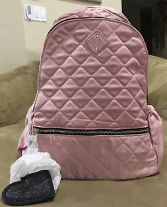 Campus Backpack Satin Mauve Ice NWT Roomy & very Cool School Supplies Medium Siz - Picture 1 of 7