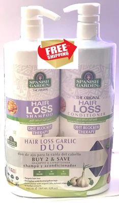 Spanish Garden Hair Loss Garlic Shampoo Conditioner Duo Pack 32 fl oz each - Image 1 of 4
