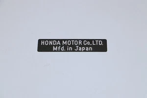 Mfd. in Japan Honda S90, Super 90, Headtube Decal NEW - Picture 1 of 2