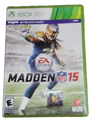 Madden NFL 15 Microsoft Xbox 360, 2014 Football Video Game - Richard Sherman -NE - Image 1 of 4