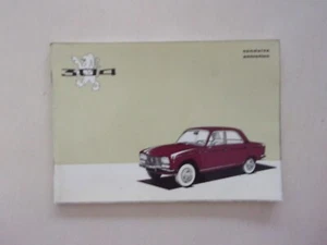 PEUGEOT 304 Livret entretien  fascicule de 60 pages - Zdjęcie 1 z 3