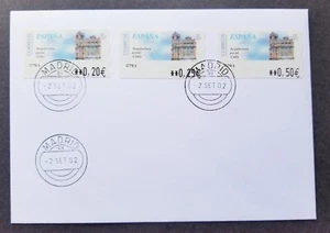 [SJ] Spain ESPANA Post Office 2002 ATM (Frama Label Machine stamp FDC) - Picture 1 of 5