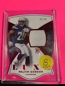 MAGLIA ROOKIE TOPPA 2015 PANINI LUSSO MELVIN GORDON 41/49 ~ #64 - Foto 1 di 1