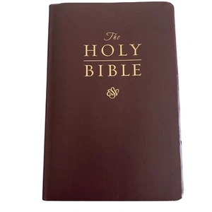 The HOLY BIBLE English Standard Version EVS Crossway Softcover Maroon 2016 - Foto 1 di 23