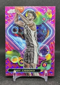 2023-24 Topps Cosmic Chrome SIDY CISSOKO Rookie PINK GEOMETRIC Refractor RC - Bild 1 von 3