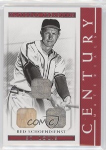 2018 Panini National Treasures Century Materials Trios /99 Red Schoendienst HOF
