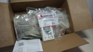 50 ea. Siemon CT4-FP-02 White Single Gang CT Faceplates Accepts 2 CT Couplers - Picture 1 of 5