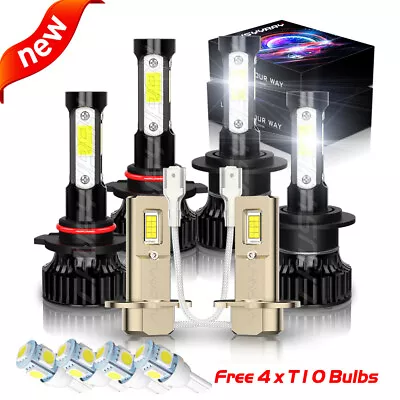 Fit Subaru Tribeca 2008-2014 Combo LED Headlight High-Low Beam+ Fog Light Kit - Image 1 of 4