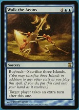 Walk the Aeons Time Spiral NM Blue Rare MAGIC MTG CARD (ID# 205504) ABUGames