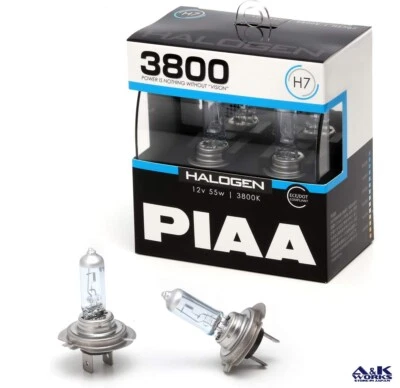 PIAA HS707 Headlights Foglights Halogen Bulb H7 12V 55W 3800K White light - Image 1 of 4