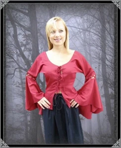 Vampiro - Blusa gótica Carmen Leonardo Carbone - Imagen 1 de 4
