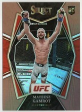 2022 Select UFC Mateusz Gamrot RC 175/175 Rookie Card Bronze Prizm Ebay 1/1