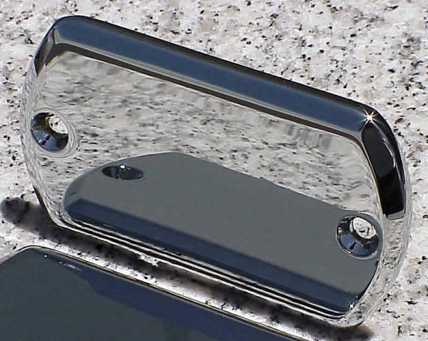 Yamaha V-Star VStar XVS 650 950 1100 1300 CHROME FRONT BRAKE FLUID CAP - Image 1 of 1