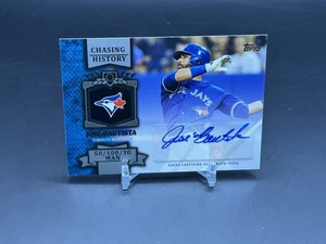 2013 Topps Baseball Jose Bautista Chasing History Autogramm Blue Jays - Bild 1 von 2